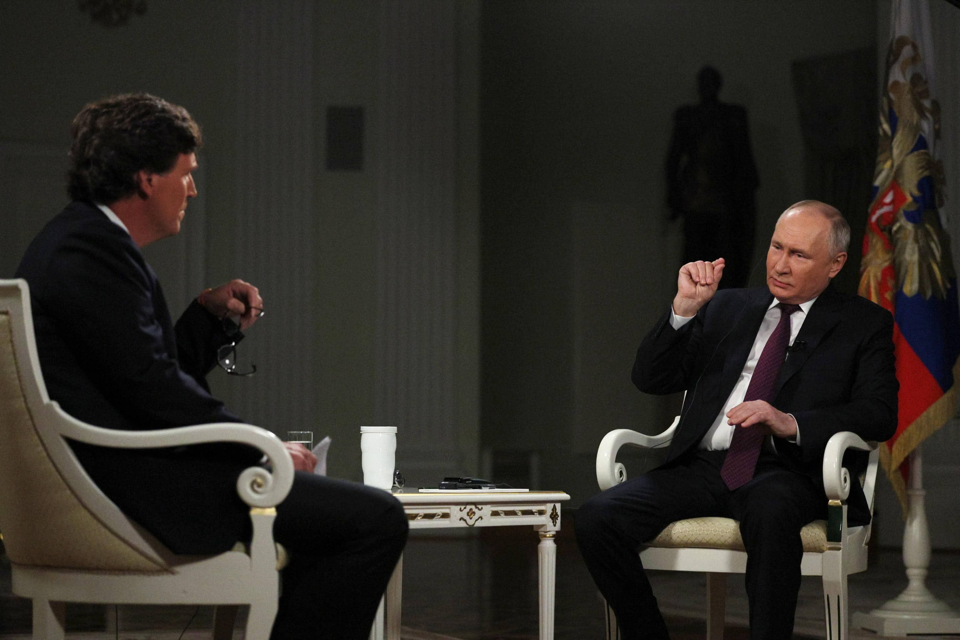 Putin intervistato da Carlson