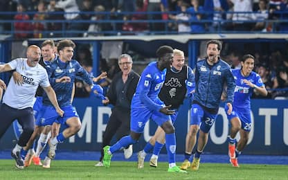 Empoli salvo al 93', Frosinone ko e finisce in B