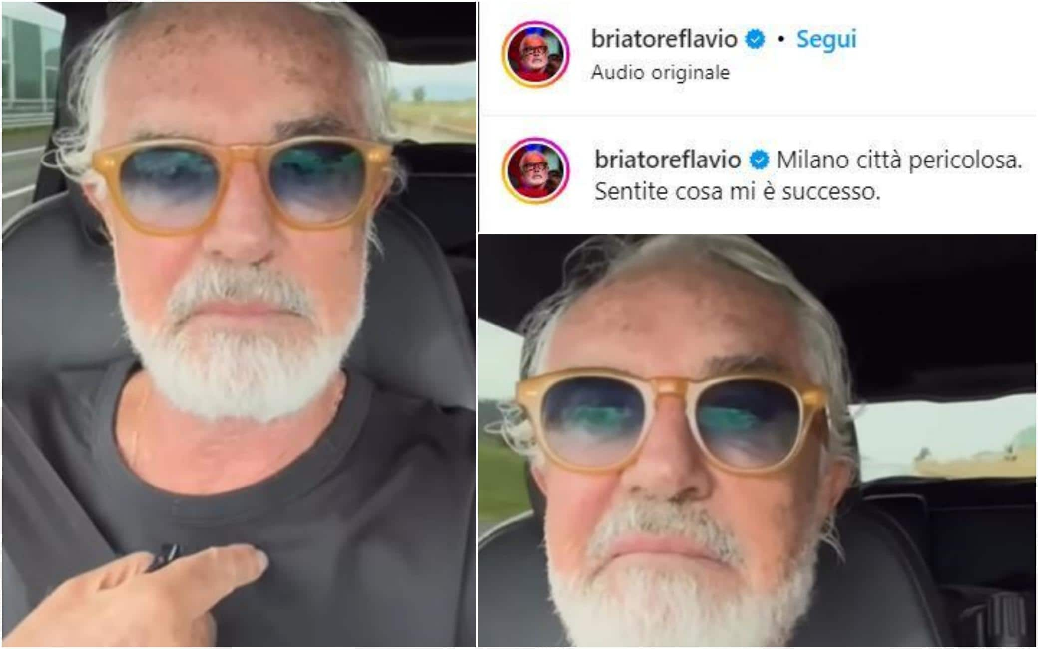 Flavio Briatore e il tentato furto a Milano: 'Derubato in centro, città  pericolosa'. VIDEO | Sky TG24