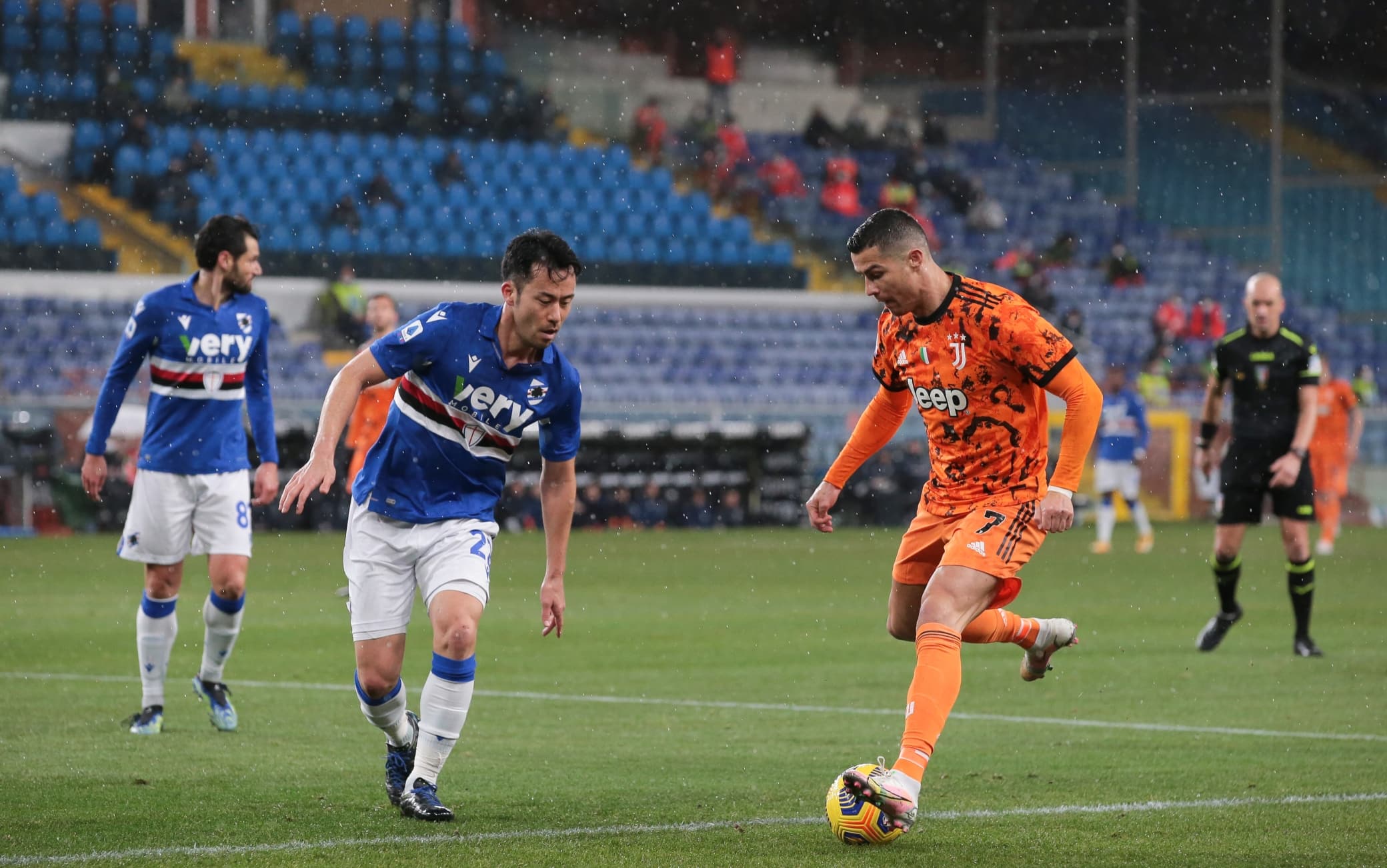 Ronaldo in Samp-Juve