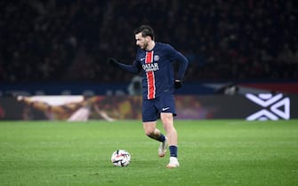 07 Khvicha KVARATSKHELIA (psg) during the Ligue 1 MCDonald's match between Paris and Reims at Parc des Princes on January 25, 2025 in Paris, France. (Photo by Philippe Lecoeur/FEP/Icon Sport/Sipa USA)