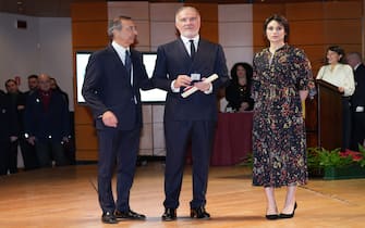 Milano - Consegna degli Ambrogini d'\'' Oro di parte del sindaco Giuseppe Sala e Elena Buscemi al Teatro Dal Verme, nella foto Medaglia D'\'' Oro Stefano Sala (Milano - 2024-12-07, Duilio Piaggesi) p.s. la foto e'\'' utilizzabile nel rispetto del contesto in cui e'\'' stata scattata, e senza intento diffamatorio del decoro delle persone rappresentate