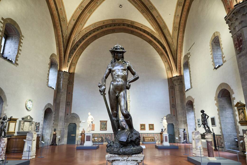 Salone Donatello, Museo Nazionale del Bargello, Firenze 2025. Foto ©NicolaNeri - Gallerie dell'Accademia di Firenze e Musei del Bargello