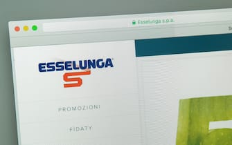 Milan, Italy - August 10, 2017: Esselunga website homepage. It is an Italian supermarkets chain. Esselunga logo visible.