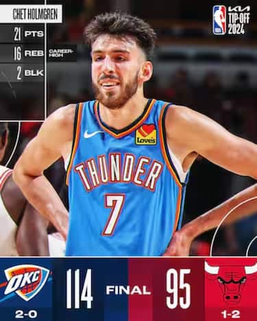 CHICAGO BULLS- OKLAHOMA CITY THUNDER 95-114 
