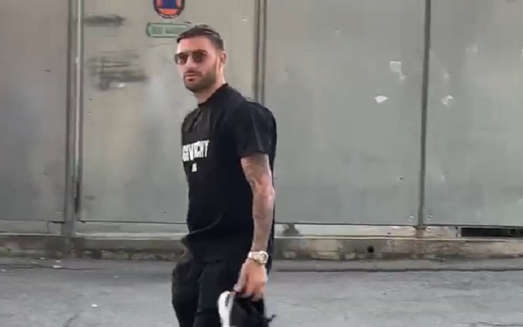 Nicola Murru alle visite mediche con il Torino