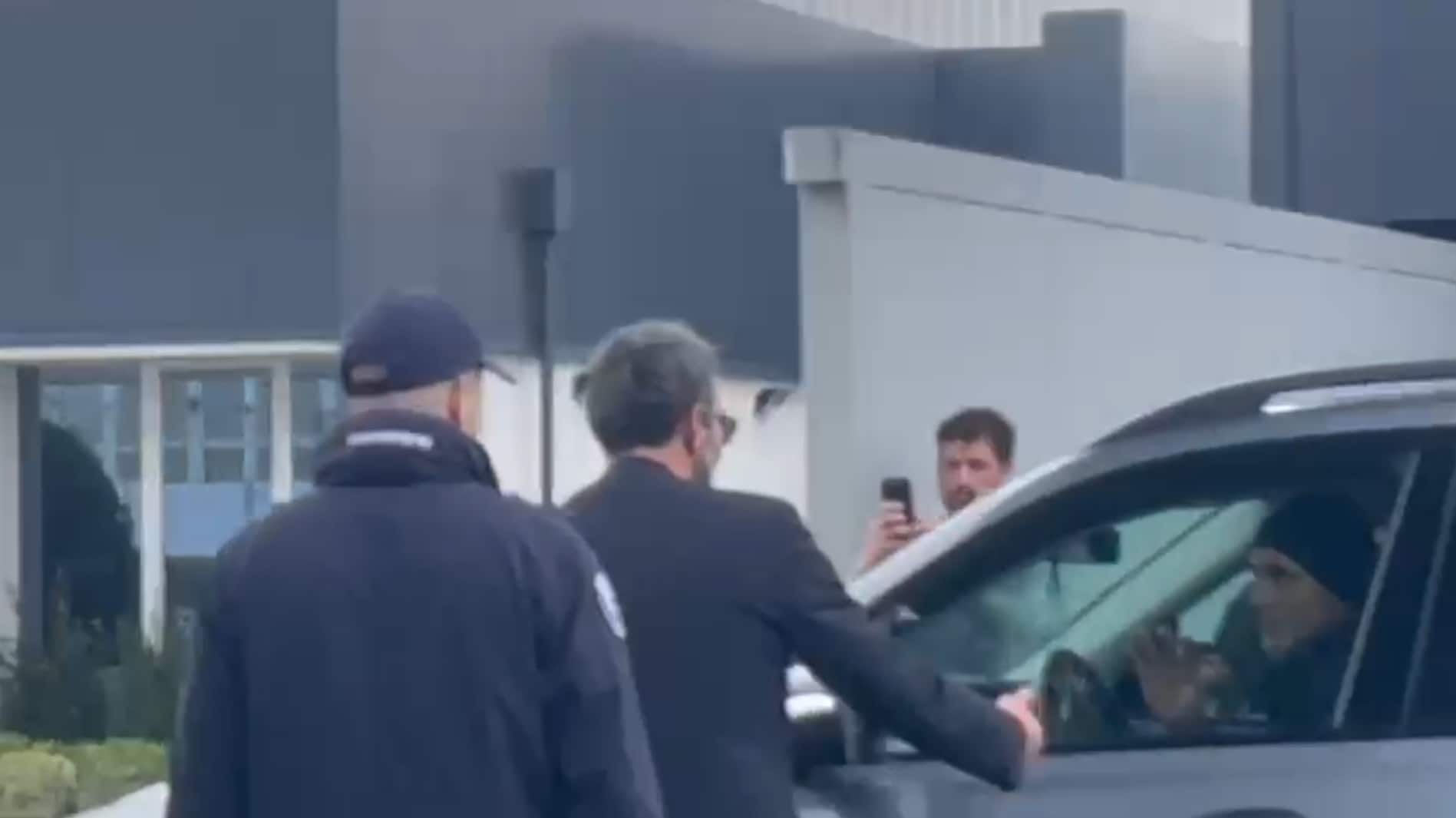 Spalletti arriva alla Continassa