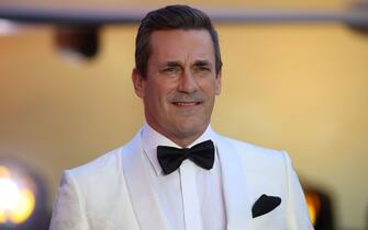 Jon Hamm arrives for the Top Gun Maverick Premiere, London, UK, Credit:James Shaw / Avalon