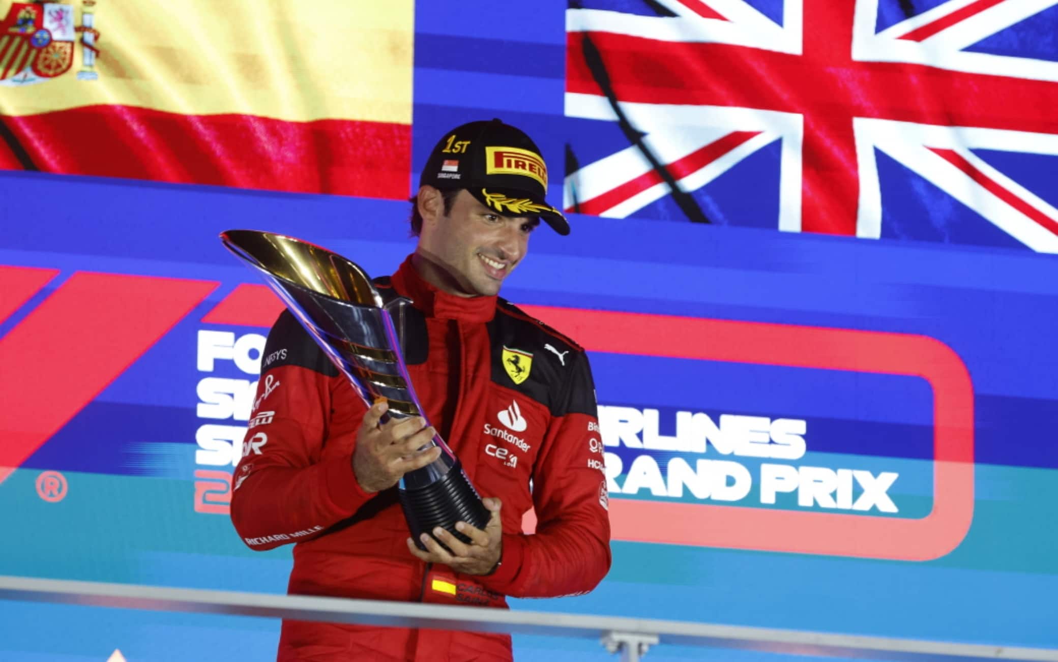 Carlos Sainz vittoria Singapore 2023