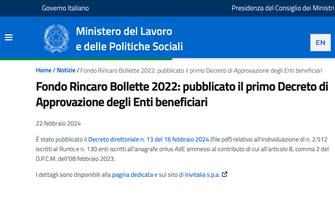 ministero lavoro