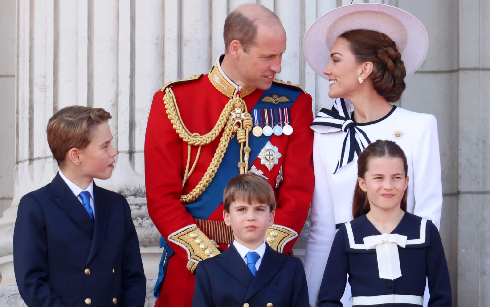 Kate con William e i figli