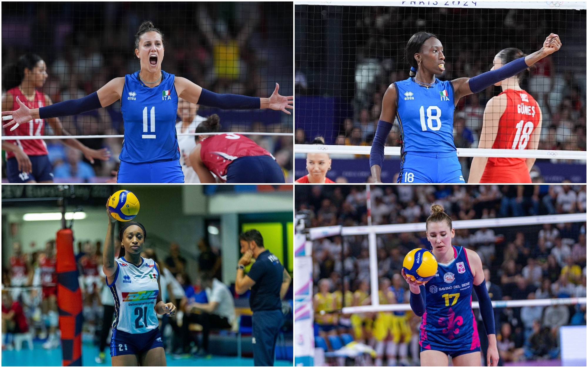 Egonu, Sylla e Danesi chi sono le giocatrici dell'Italia della