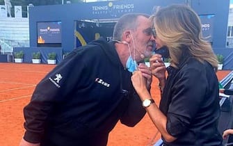 Myrta Merlino e Marco Tardelli