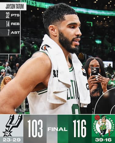 BOSTON CELTICS-SAN ANTONIO SPURS 116-103