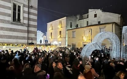 In migliaia a Larino da tutta Italia per spettacolo luci