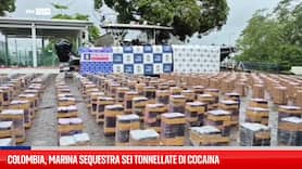 Colombia, marina sequestra sei tonnellate di cocaina