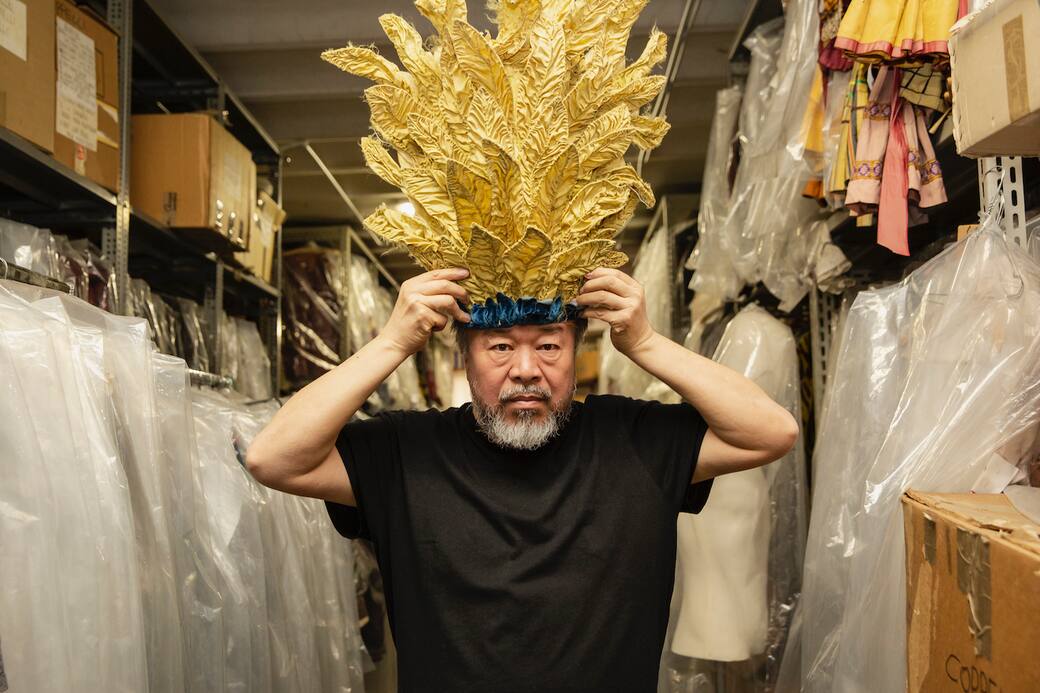 Ai Wei Wei ai Laboratori di Scenografia dell'Opera di Roma. Ph Yasuko Kageyama Opera di Roma 2019. Still video