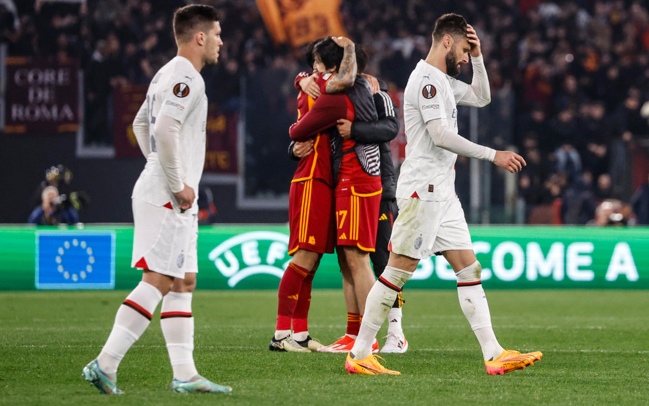 Roma Milan, le pagelle dei quarti di Europa League Sky Sport