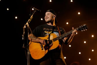 FRANKLIN, TENNESSEE - SEPTEMBER 24: Zach Bryan performs onstage for day two of the 2023 Pilgrimage Music & Cultural Festival on September 24, 2023 in Franklin, Tennessee. (Photo by Jason Kempin/Getty Images for Pilgrimage Music & Cultural Festival)