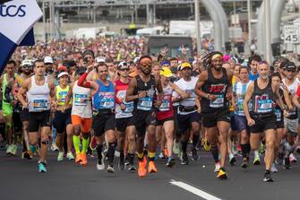 Il via della Maratona