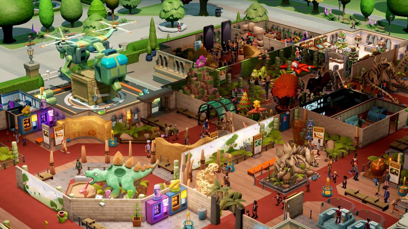 Two Point Museum ©Two Point Studios 2025. Developed by Two Point Studios. Published by SEGA Europe Limited. https://www.twopointstudios.com/it/giochi/two-point-museum](https://www.twopointstudios.com/it/giochi/two-point-museum
