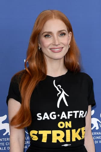 80th Venice Film Festival 2023, Photocall film “Memory” . Pictured: Jessica Chastain
