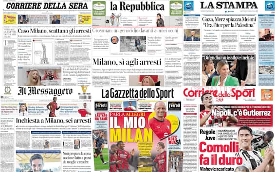 le prime pagine dei quotidiani di oggi 1 agosto la rassegna stampa