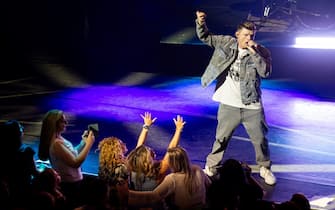 Mandatory Credit: Photo by Hollandse Hoogte/Shutterstock (14566901j)
ROTTERDAM - Backstreet Boy Nick Carter during a performance at the Luxor Theater. The concert is part of his Who I Am Tour.
Nick Carter Performs in Rotterdam, Netherlands - 01 Jul 2024