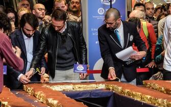 Foto LaPresse - Matteo Corner
16/03/2019 Milano,Italia
Cronaca
Tiramisù da record a Citylife