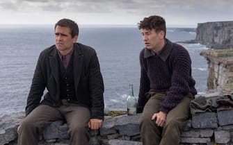 Ireland. Colin Farrell and Barry Keoghan in a scene from (C)Searchlight Pictures new film : The Banshees of Inisherin (2022). 
Plot: Two lifelong friends find themselves at an impasse when one abruptly ends their relationship, with alarming consequences for both of them. 
 Ref: LMK106-J8545-111122
Supplied by LMKMEDIA. Editorial Only.
Landmark Media is not the copyright owner of these Film or TV stills but provides a service only for recognised Media outlets. pictures@lmkmedia.com