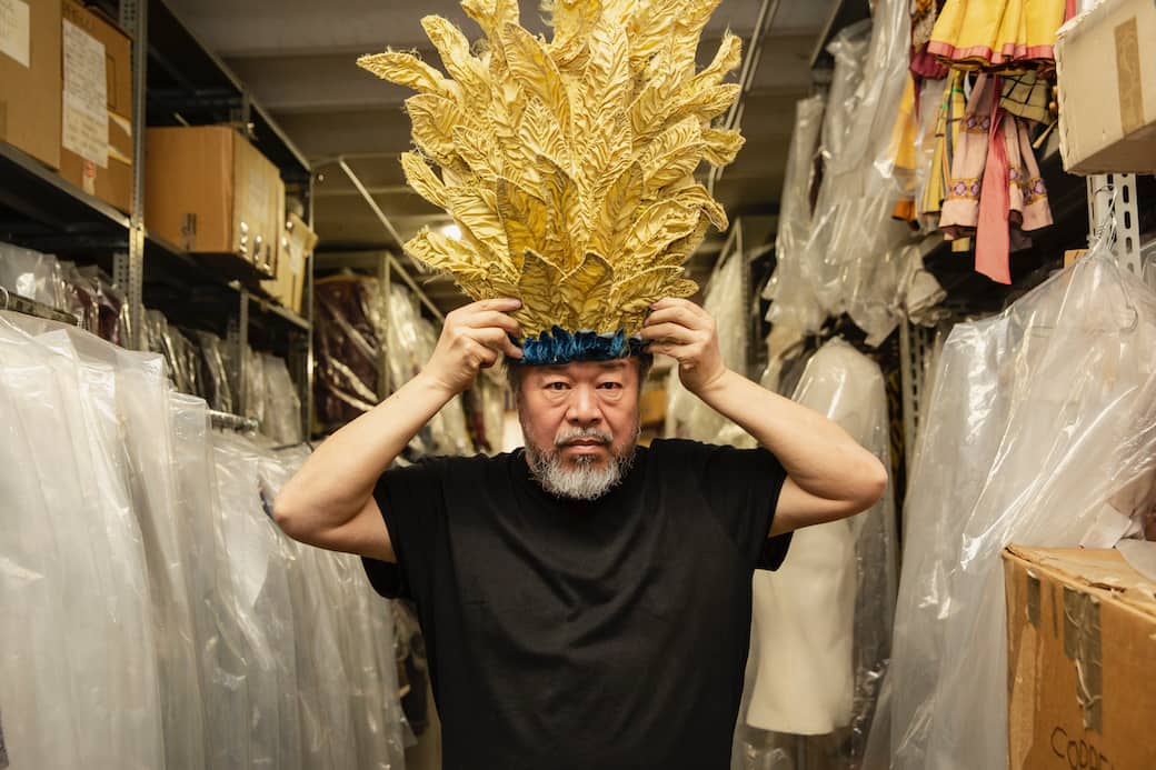 Ai Wei Wei ai Laboratori di Scenografia dell'Opera di Roma. Ph Yasuko Kageyama Opera di Roma 2019. Still video