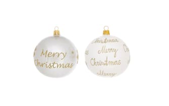 Palline “Merry Christmas”