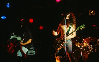 CHRIS CORNELL and SOUNDGARDEN performing live at The Whisky A-Go-Go in Hollywood, CA USA on December 7, 1989. Photo © Kevin Estrada/Media Punch