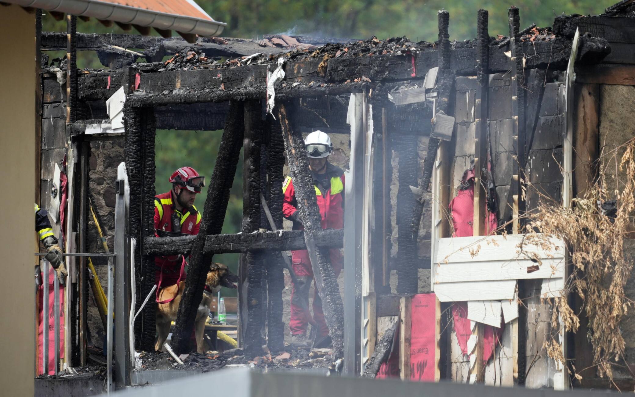 L'incendio nel centro per disabili