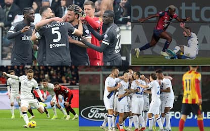 Serie A: ok Juve e Inter, Cagliari-Napoli e Milan-Atalanta 1-1. VIDEO