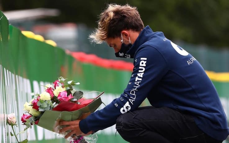 L'omaggio di Gasly a Hubert prima del weekend di Spa 2020