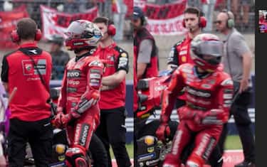 20.57 - Lo scatto di Marc Marquez a 3 minuti dal via