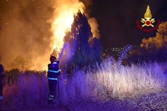 Incendi Petralia Soprana Sicilia