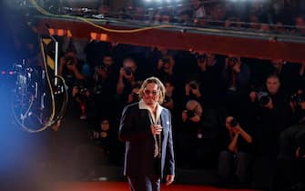 US actor and director Jonny Depp arrives for the screening of the movie  Modì   Three days on the wing of madness (Modì   Tre giorni sulle ali della follia)  at the 19th annual Rome International Film Fest in Rome, Italy, 26 October 2024. The Festa del Cinema di Roma runs from 16 to 27 October 2024. ANSA/FABIO FRUSTACI