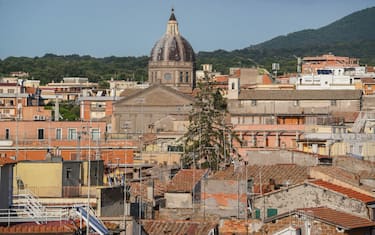 Elevated view  of Viterbo, Lazio, Italy