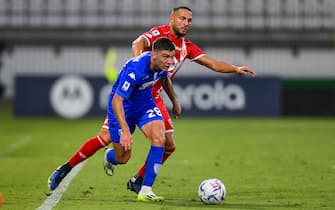 Foto Claudio Grassi/LaPresse 26 Agosto 2023 - Monza, Italia - sport, calcio - Monza vs Empoli - Campionato italiano di calcio Serie A TIM 2023/2024 - U-Power Stadium. Nella foto: Nicolo' Cambiaghi (Empoli FC) vs Danilo D'Ambrosio (AC Monza)

August 26, 2023 - Monza, Italy - sport, soccer - AC Monza vs Empoli FC - Italian Serie A TIM Football Championship 2023/2024 - U-Power Stadium. In the pic: Nicolo' Cambiaghi (Empoli FC) vs Danilo D'Ambrosio (AC Monza)