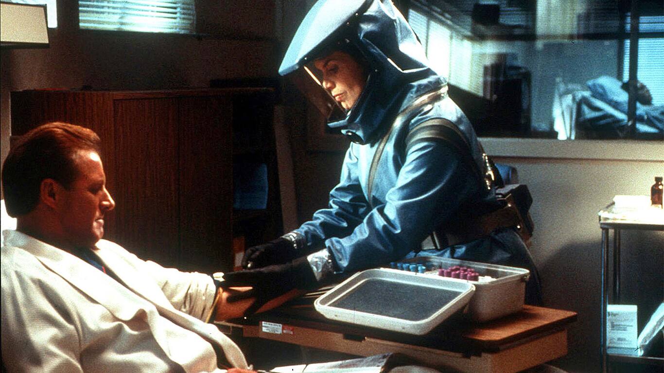 Una foto dal film Contagion del 2001