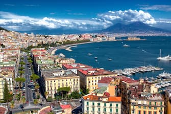 Naples and Vesuvio, Italy