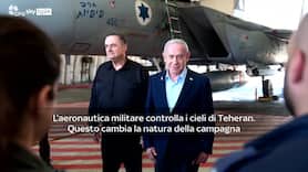 Netanyahu ai piloti israeliani: "Dominiamo i cieli di Teheran"