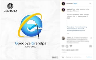addio internet explorer meme