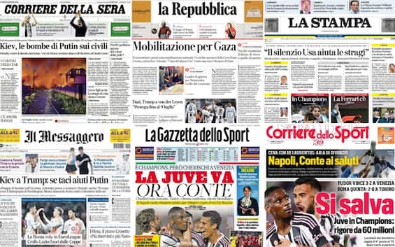 le prime pagine dei quotidiani di oggi 26 maggio la rassegna stampa da Tg24.sky.it le prime pagine dei quotidiani di oggi 26 maggio la rassegna stampa