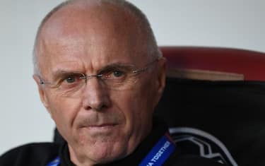 ABU DHABI, UNITED ARAB EMIRATES - JANUARY 11: Philippines head coach Sven Goran Eriksson of Sweden looks on prior to the AFC Asian Cup Group C match between the Philippines and China at Mohammed Bin Zayed Stadium on January 11, 2019 in Abu Dhabi, United Arab Emirates. (Photo by Etsuo Hara/Getty Images)