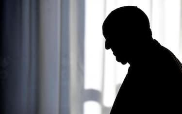 Pope Francis is silhouetted after a meeting with European Council President Donald Tusk (not pictured) at the Vatican, 05 October 2019. ANSA/ETTORE FERRARI/POOL