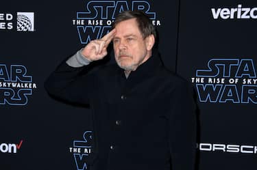 US actor Mark Hamill arrives for the world premiere of Disney's "Star Wars: Rise of Skywalker" at the TCL Chinese Theatre in Hollywood, California on December 16, 2019. (Photo by VALERIE MACON / AFP) (Photo by VALERIE MACON/AFP via Getty Images)