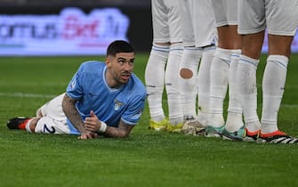Mattia Zaccagni of S.S. Lazio during the 27th day of the Serie A Championship between S.S. Lazio vs A.C. Milan, 1 March 2024 at the Olympic Stadium in Rome.